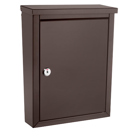 Architectural Mailboxes Mailbox, Rubbed Bronze, Wall Mount, Small 2580RZ-10